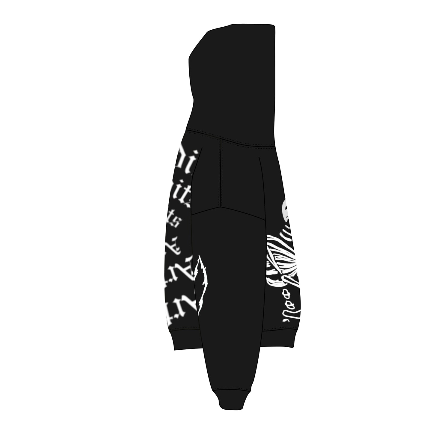 AE Skelly Hoodie (Black)