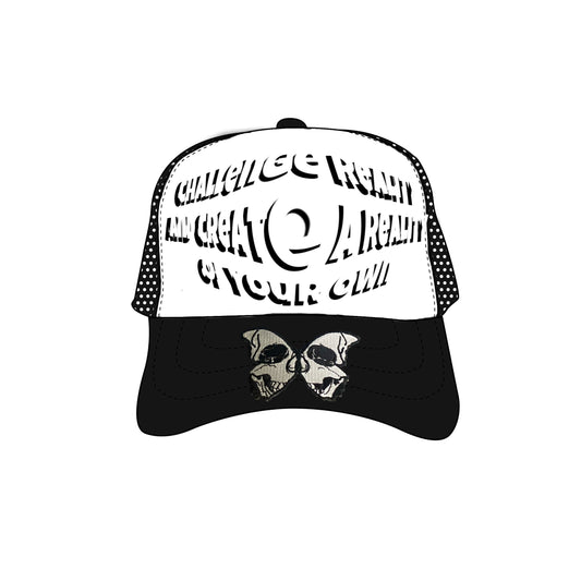 The Butterflies Reality Hat (Black/White)