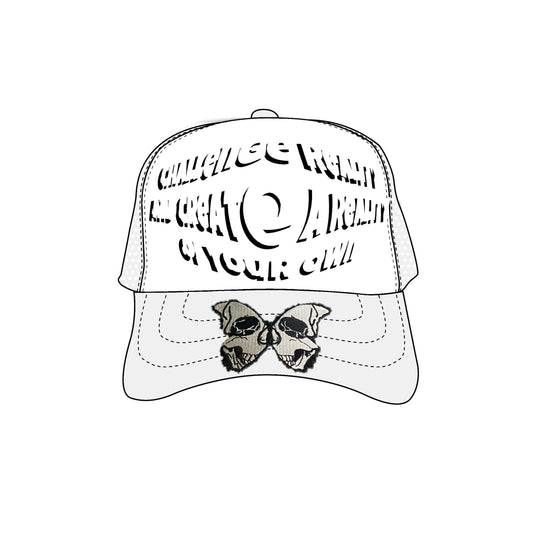 The Butterflies Reality Hat (White)