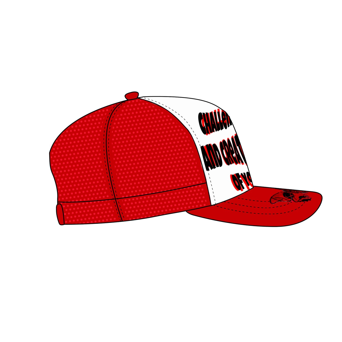 The Butterflies Reality Hat (Red/White)