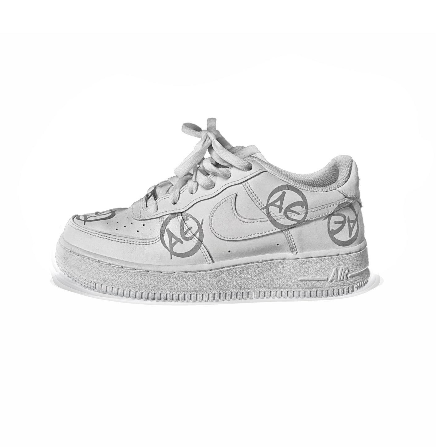 Reflective AE Logo 1s (White)