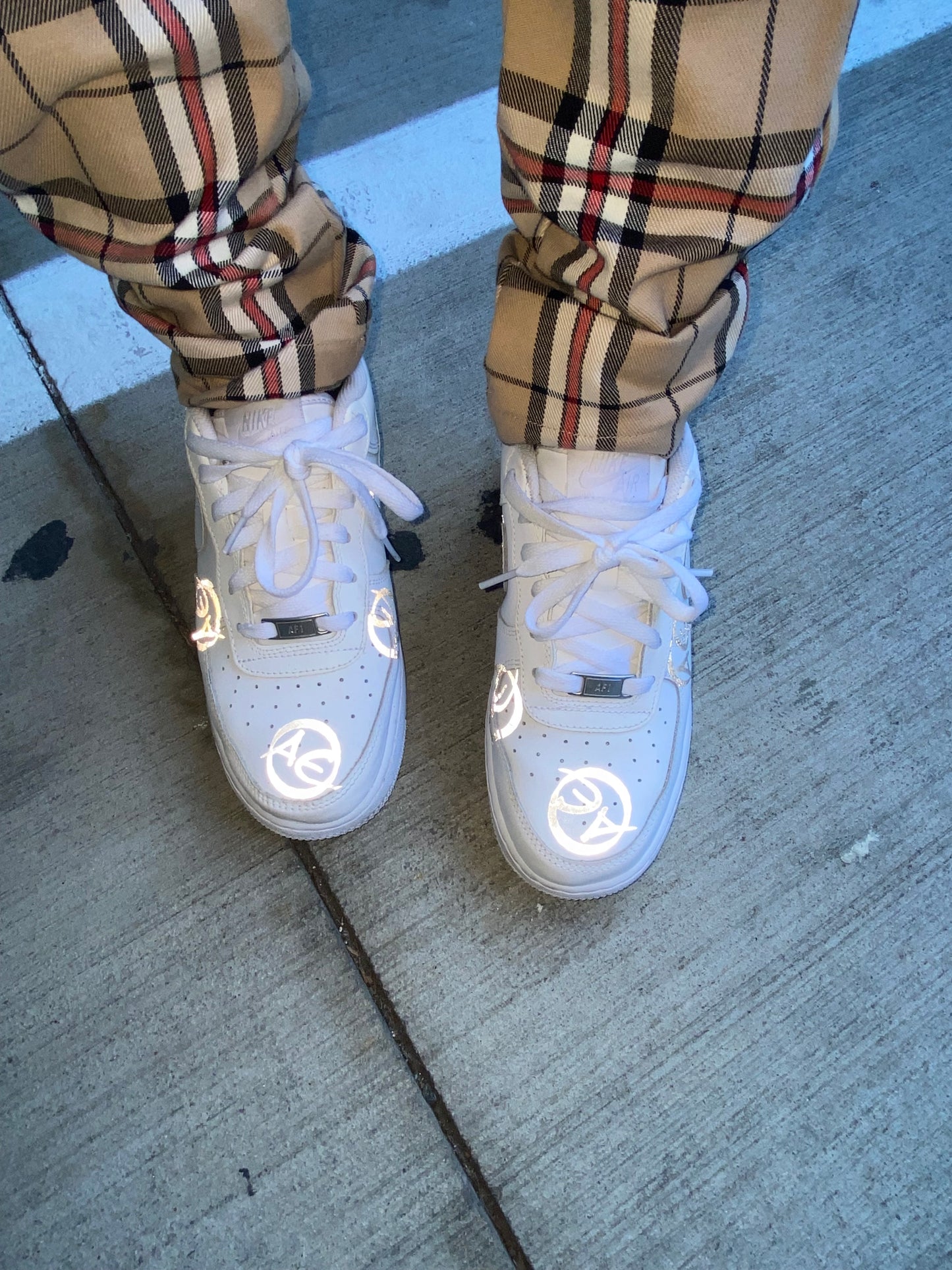 Reflective AE Logo 1s (White)