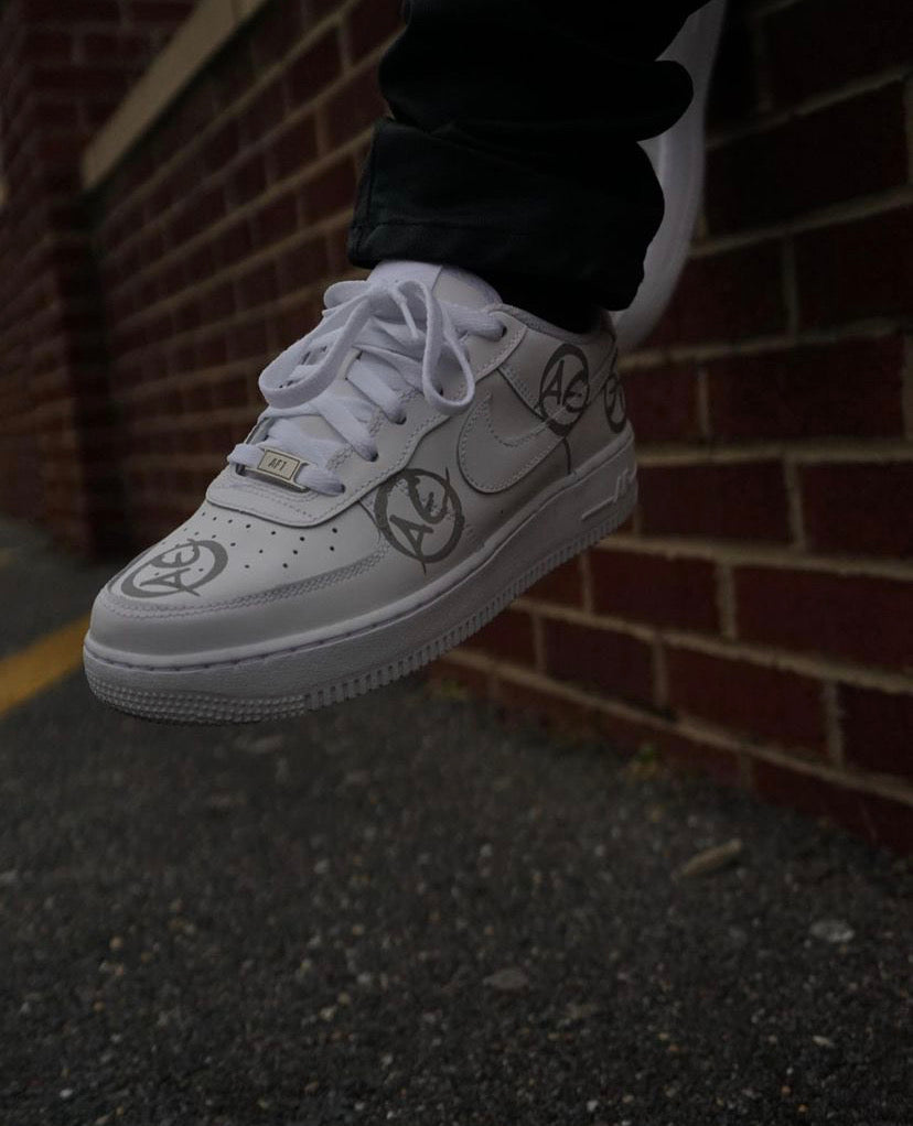 Reflective AE Logo 1s (White)